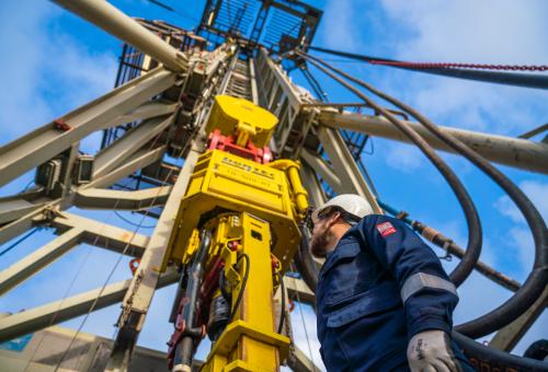 Drilling at Eden's geothermal energy site
